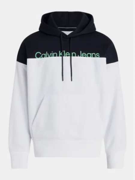 Mikina Calvin Klein Jeans biela