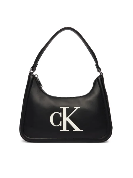 Calvin Klein Kabelka Bold Ck Small Shoulder Bag čierna