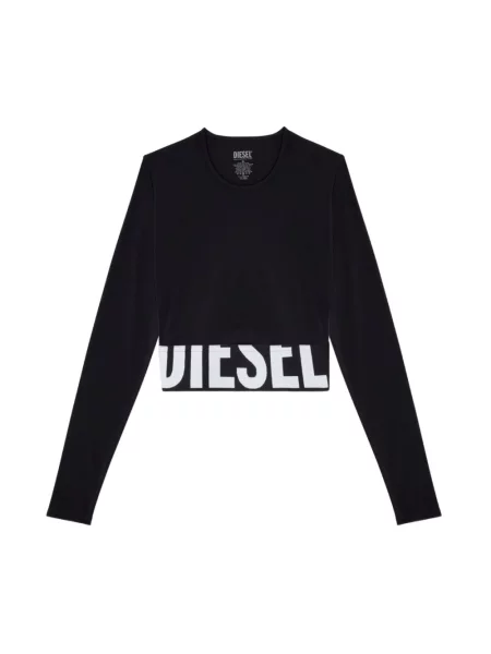 Bluza Diesel z nadrukiem czarna