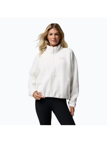 Дамски поларен суитшърт Columbia Timber Meadow MTR Fleece HZ sea salt бяло