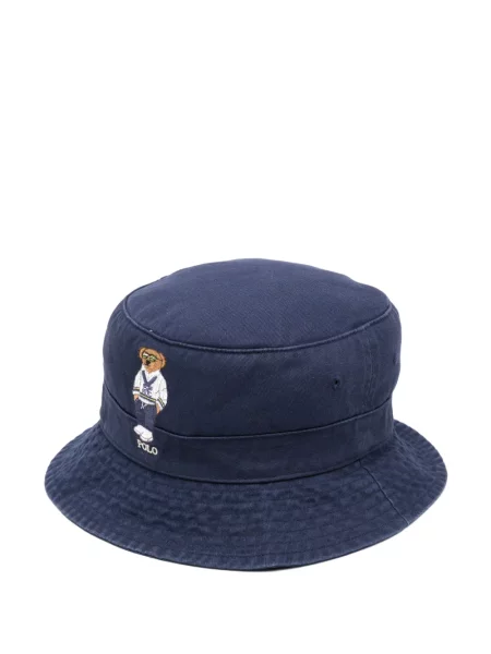 Велурени костюм чорапи Polo Ralph Lauren бродирани синьо