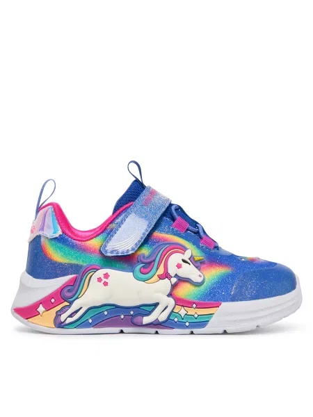 Sneakersy Skechers S-Lights: Unicorn Chaser modrá