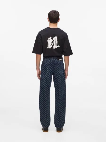Karl Lagerfeld Džínsy denim / tmavomodrá modrá