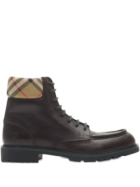 Botine Burberry din piele maro