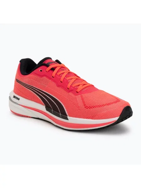 Încălțăminte de alergare pentru femei Puma Eternity Nitro sunblaze/white/black alb