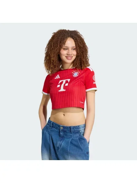 Koszulka podstawowa FC Bayern Cropped biała