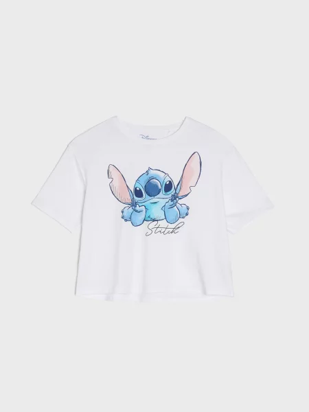 Двокомплектна піжама Stitch білий