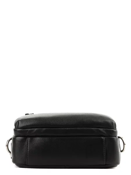 Кожаная сумка через плечо Leberdes черная