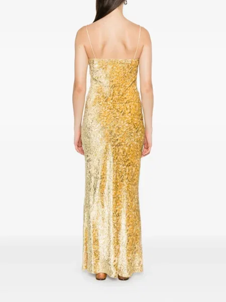 Rochie Forte_forte de costum galben
