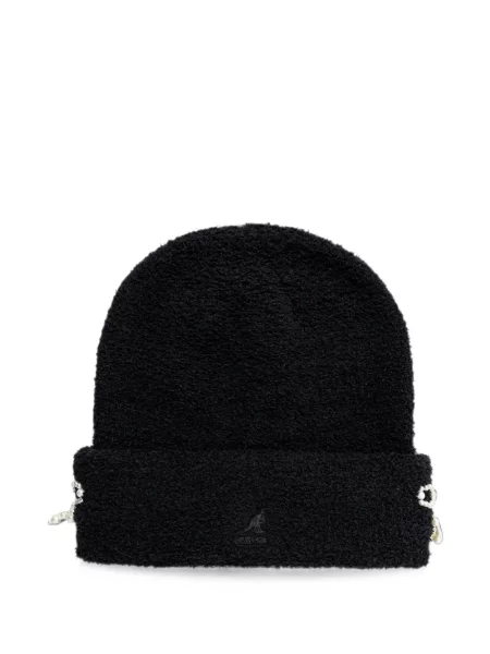 Bouclé căciulă Kangol cu perle negru
