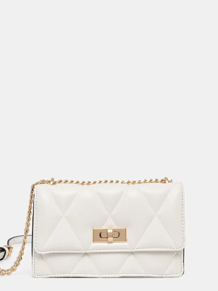 Aldo geantă crossbody pentru femei BELLAGRACE alb