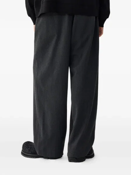 Pantaloni Studio Tomboy cu model pepito plisate gri