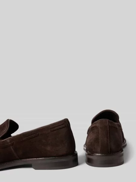Loafersy z naturalnej skóry model Lozham' Gant brązowe