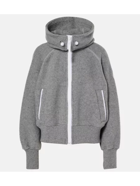 Kurtka bomber Canada Goose wełniany szary