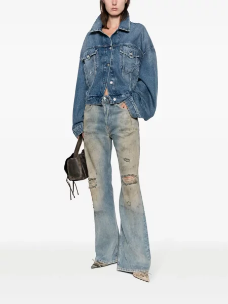 Džinsai Acne Studios mėlyna