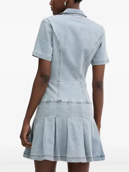 Rochie din denim Morgan albastru