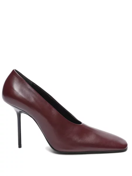 Pantofi cu toc Victoria Beckham din piele roșu