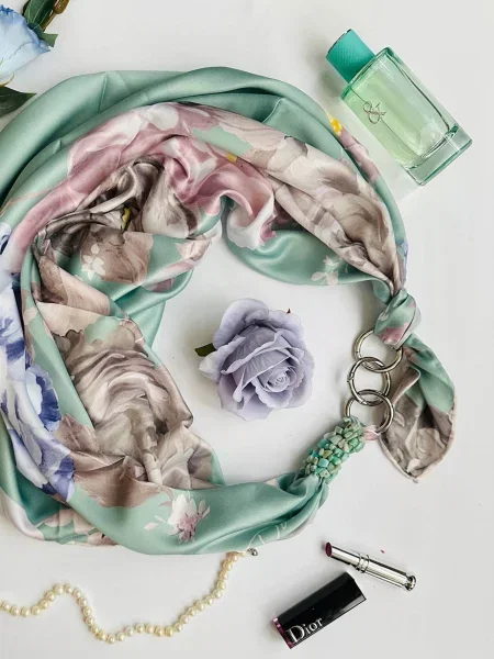 MyScarf Хустка Шовк зелений