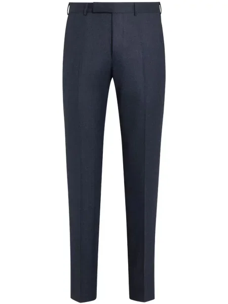 Pantaloni Zegna de lână albastru