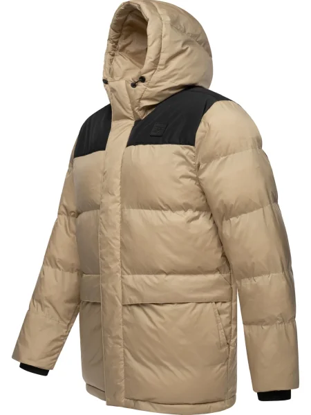 Ragwear Átmeneti dzseki Mikkesh taupe fekete