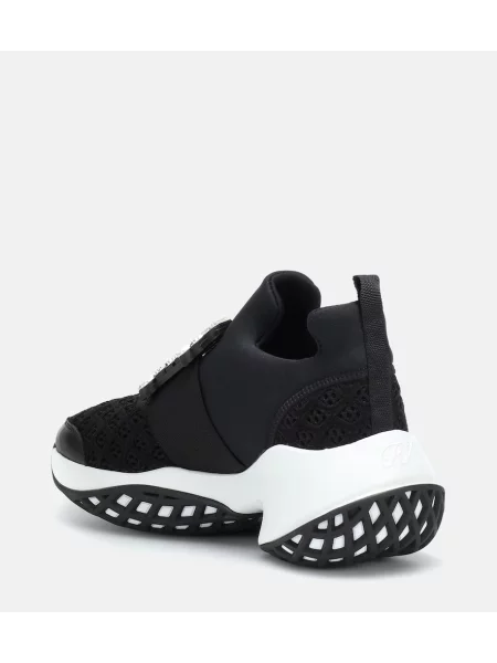 Sneakerși Roger Vivier alergare plasă negru