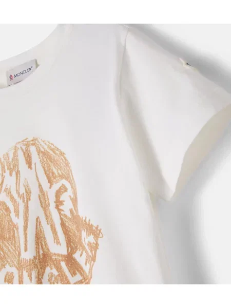 Gyerek póló Moncler Enfant fehér