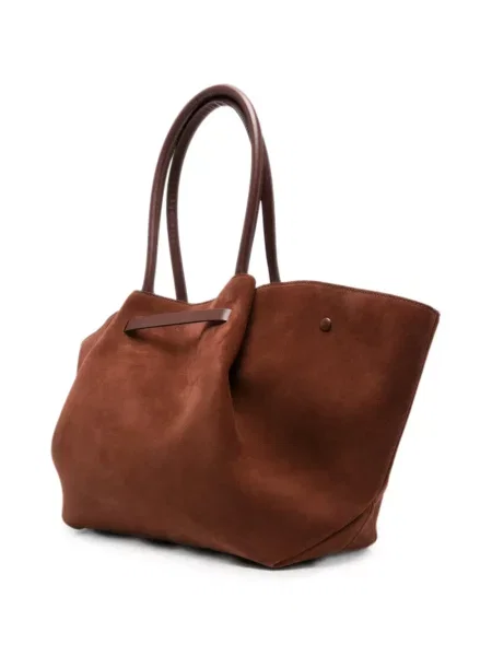 Τσάντα shopper Demellier καφέ