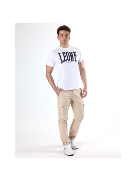Pantaloni cargo Leone 1947 galben