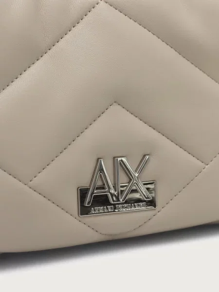 Кожаная сумка через плечо Armani Exchange