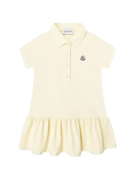 Sukienka dziecięca Moncler Enfant żółta