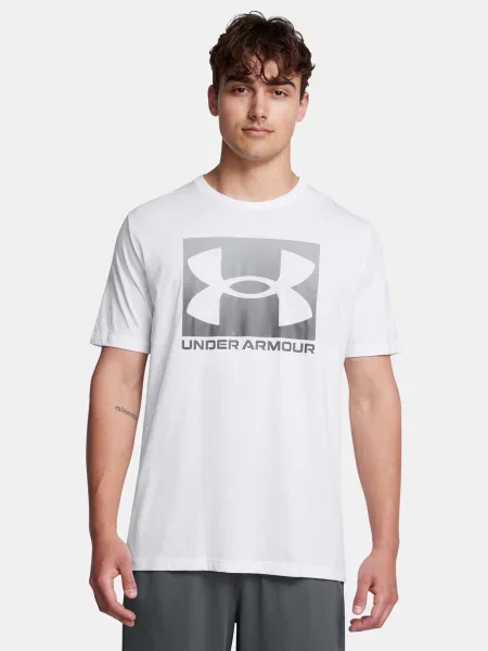 Tricou sport Under Armour alb