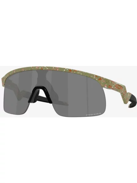 Okulary Oakley Resistor Fern Terrazo z soczewką Prizm Black dziecięce czarne
