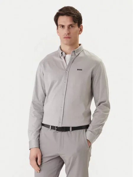 BOSS Сорочка ST Motion сірий