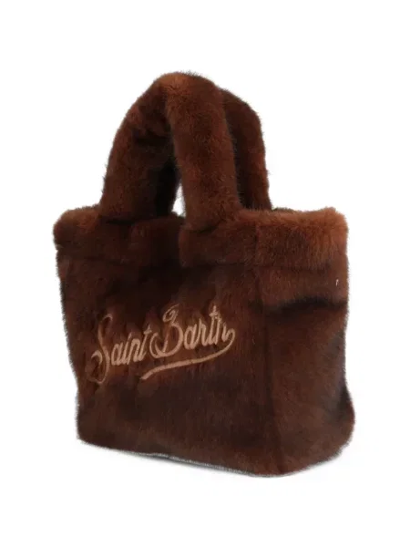 Shopper torbica Mc2 Saint Barth s krznom smeđa