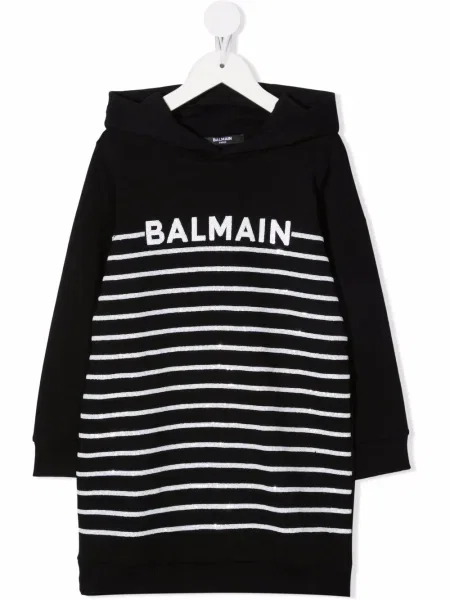 Sukienka dziecięca Balmain czarna