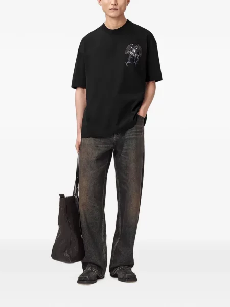 Scurt tricou Allsaints negru