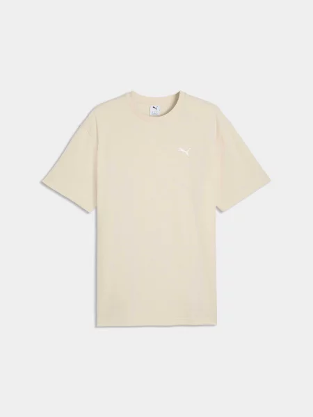 Футболка PUMA Ess Elevated Relaxed Tee комбінований верх білий