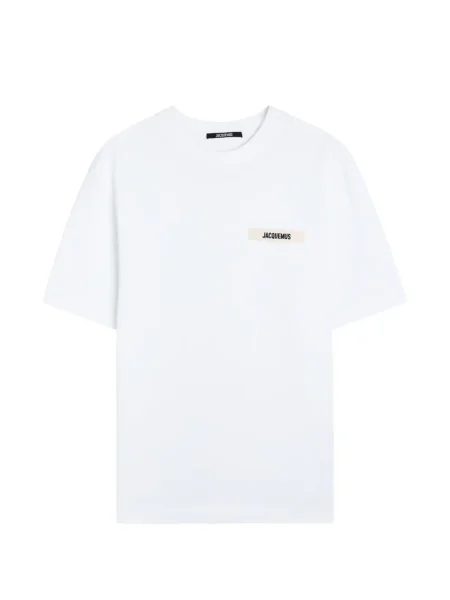 Tricou Jacquemus cu autograf alb