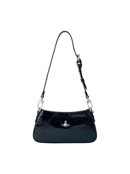 Torebka Vivienne Westwood z logo czarna