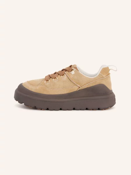 UGG sneakersy zamszowe M Heritage Utility Sneaker Knoll brązowe