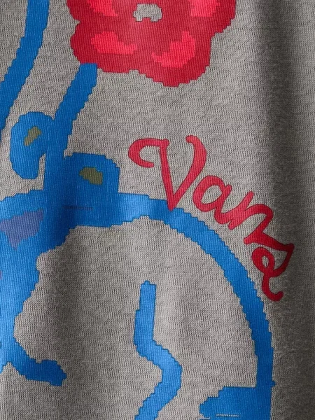 Vans тениска дамска от Hand Drawn Floral сиво