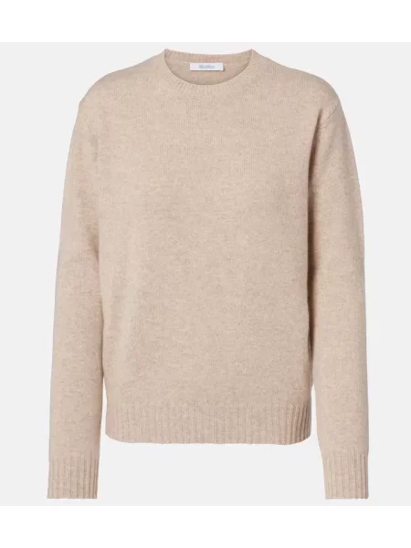 Pulover Max Mara din cașmir bej