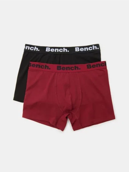 Sinsay boxerky s nápisem Bench 2 pack černá