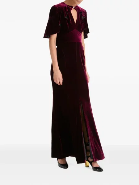Rochie maxi Temperley London roșu
