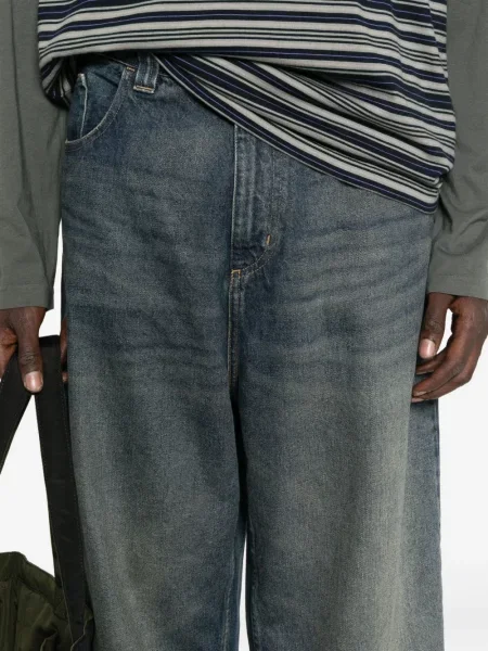 Blugi Carhartt Wip cu 5 buzunare albastru