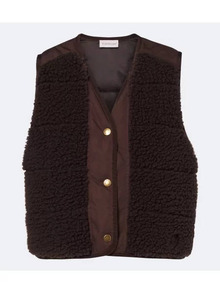 Ursuleț de pluș vestă Moncler maro