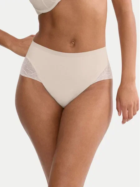 Triumph Класичні труси з високою талією Comfort Contour Світло-бежевий бежеві