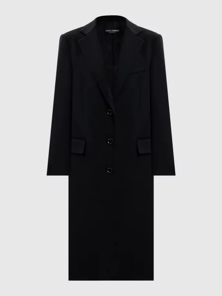 Пальто Dolce&gabbana черное