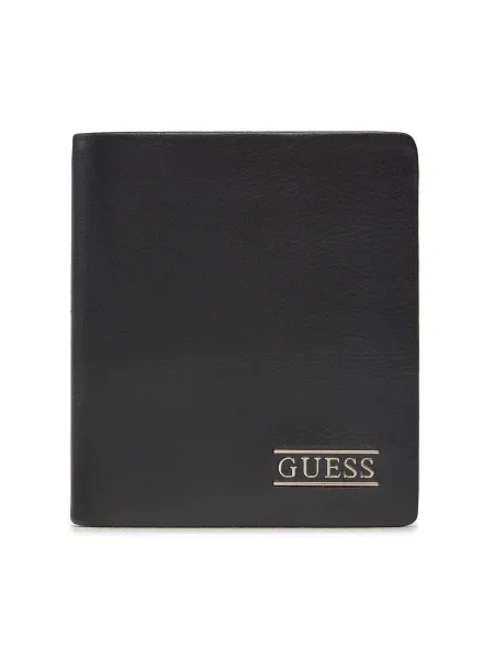 Кожен портфейл Guess NEW BOSTON мъжки SMNEBR черно
