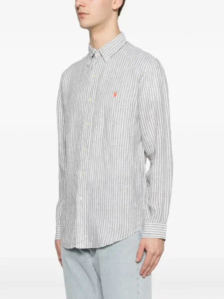 Pruhovaná košile Polo Ralph Lauren zelená